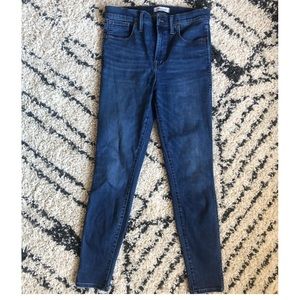 Madewell 10” High Rise Skinny Jeans